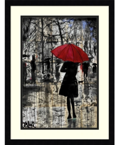 Amanti Art Metro Red Umbrella Framed Art Print