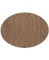 Chilewich Bamboo Oval Placemat In Camel