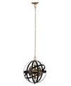 AB HOME PALLAS SPHERES IRON CHANDELIER