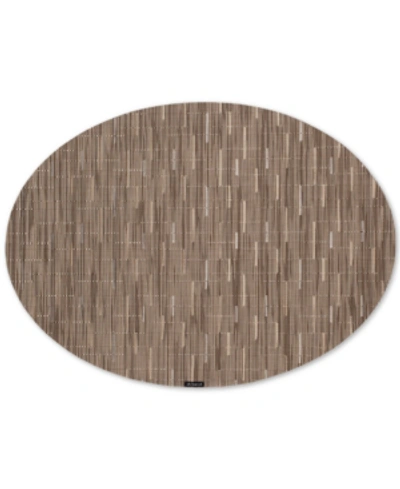 Chilewich Bamboo Oval Placemat In Dune