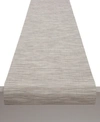 Chilewich Bamboo Woven Table Runner In Chalk