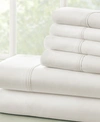 Ienjoy Home Solids In Style 6-pc. Sheet Set, Queen In White