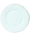 Vietri Lastra Collection European Dinner Plate In Aqua