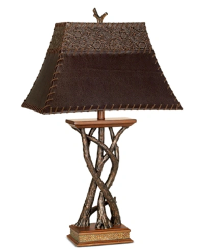 Pacific Coast Montana Reflections Table Lamp In Dark Brown
