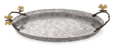 MICHAEL ARAM BUTTERFLY GINKGO OVAL TRAY