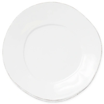 Vietri Lastra Collection American Dinner Plate In Linen