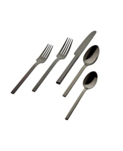 GODINGER 18/0 ATLAS MIRRO BLACK 20-PC FLATWARE SET, SERVICE FOR 4