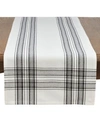 SARO LIFESTYLE COTTON PLAID DESIGN TABLE RUNNER