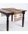 Saro Lifestyle Hand Beaded Design Table Runner, 16" X 72" In Multi