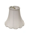 CLOTH & WIRE CLOTH&WIRE SLANT SCALLOP BELL SOFTBACK LAMPSHADE WITH WASHER FITTER
