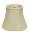 CLOTH & WIRE CLOTH&WIRE SLANT CUT CORNER SQUARE BELL SOFTBACK LAMPSHADE WITH WASHER FITTER