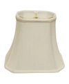 CLOTH & WIRE CLOTH&WIRE SLANT CUT CORNER RECTANGLE BELL SOFTBACK LAMPSHADE WITH WASHER FITTER