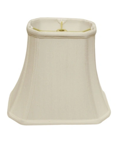 Cloth & Wire Cloth&wire Slant Cut Corner Rectangle Bell Softback Lampshade With Washer Fitter In White