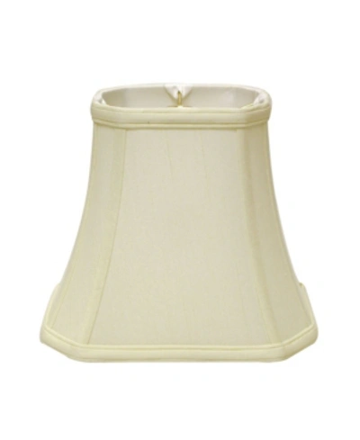 Cloth & Wire Cloth&wire Slant Cut Corner Rectangle Bell Softback Lampshade With Washer Fitter In Off-white
