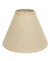 CLOTH & WIRE CLOTH&WIRE SLANT DEEP CONE HARDBACK LAMPSHADE WITH WASHER FITTER