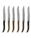 FRENCH HOME 6 WOOD STEAK KNIVES