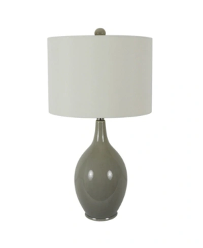 Decor Therapy Annabelle 27" Table Lamp In Cool Grey