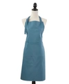 Saro Lifestyle Classic Cuisine Denim Pocket Apron In Azure
