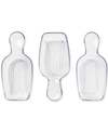 Oxo Pop Storage Container Accessories 3-pc. Scoop Set In Clear