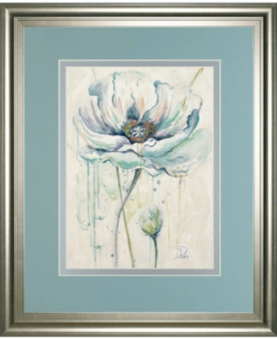 Classy Art Fresh Poppies Il By Patricia Pinto Framed Print Wall Art In Blue