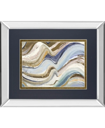 Classy Art Earth Tone New Concept By Patricia Pinto Mirror Framed Print Wall Art In Blue