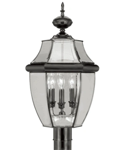 Livex Monterey 24" Outdoor Post Lantern In Black