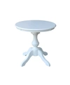 INTERNATIONAL CONCEPTS 30" ROUND TOP PEDESTAL TABLE- 28.9"H