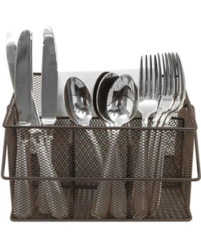 Sorbus Multi-purpose Steel Mesh Utensil Caddy In Bronze