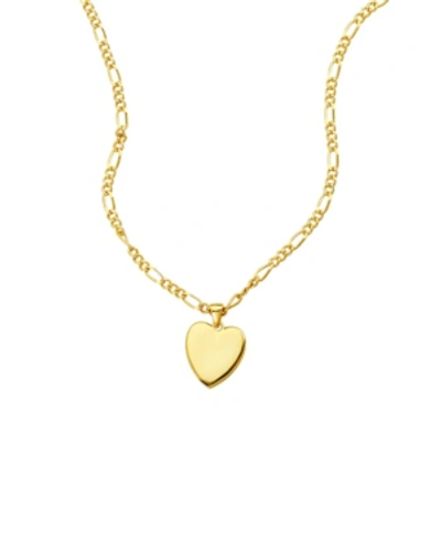 ADORNIA FIGARO CHAIN HEART NECKLACE