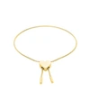 Adornia 14k Yellow Gold Brass Heart Bolo Bracelet In Yellow