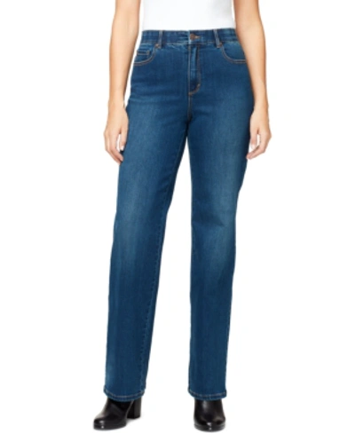Gloria Vanderbilt Women's Relaxed Straight Short Length Jeans In Hinsdale