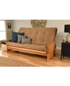 Kodiak Phoenix Futon In Butternut Finish In Tan