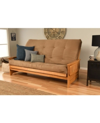 Kodiak Phoenix Futon In Butternut Finish In Tan