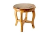 ALFI BRAND 11" CEDAR WOOD ROUND STOOL MULTI-PURPOSE ACCESSORY