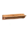 ALATERRE FURNITURE ALPINE NATURAL LIVE EDGE WOOD 36" MANTEL SHELF