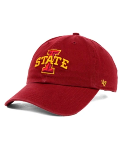 47 Brand Iowa State Cyclones Clean-up Cap In Red