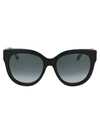 Jimmy Choo Jill/g/s Sunglasses In Ns89o Bk Glittr