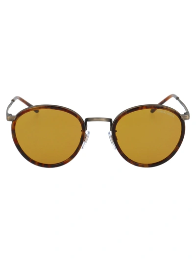 Giorgio Armani Ar 101m Yellow Havana Sunglasses In 3292r9