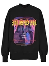 Msgm Paricollo Sweatshirt In Black
