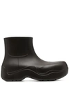 Bottega Veneta Bv Puddle Boots In Black