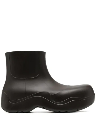 Bottega Veneta Bv Puddle Boots In Brown