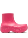 Bottega Veneta Bv Puddle Biodegradable-rubber Ankle Boots In Pink