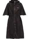 PRADA RE-NYLON SHORT-SLEEVED RAINCOAT