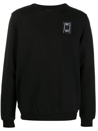 Puma Embroidered Patch Jumper In Black