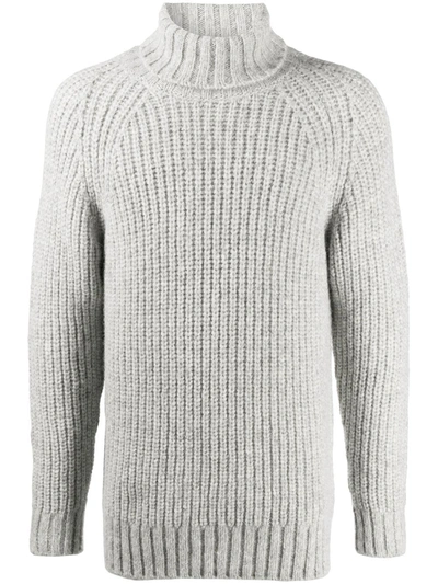 Closed Chunky Knit Jumper In Grey