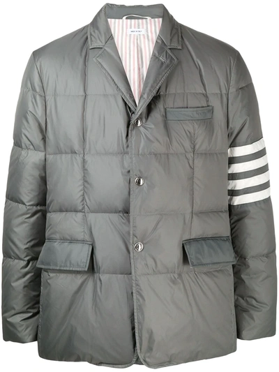 Thom Browne 4-bar Padded Blazer In Green