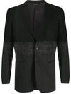 TONELLO COLOUR-BLOCK FITTED BLAZER