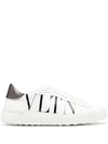 Valentino Vltn Open Low-top Sneakers In White