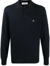 VIVIENNE WESTWOOD ORB EMBROIDERED POLO SHIRT