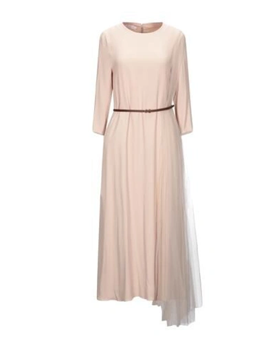 Fabiana Filippi Midi Dresses In Blush